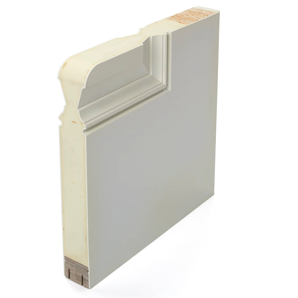 Primed Steel Clear Glass 1/2 Lite 2-Panel Right-Hand Inswing 32" x 80" Front Door A68046