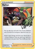 Reverse Foil Pokemon Trainer Autograph Card I114733