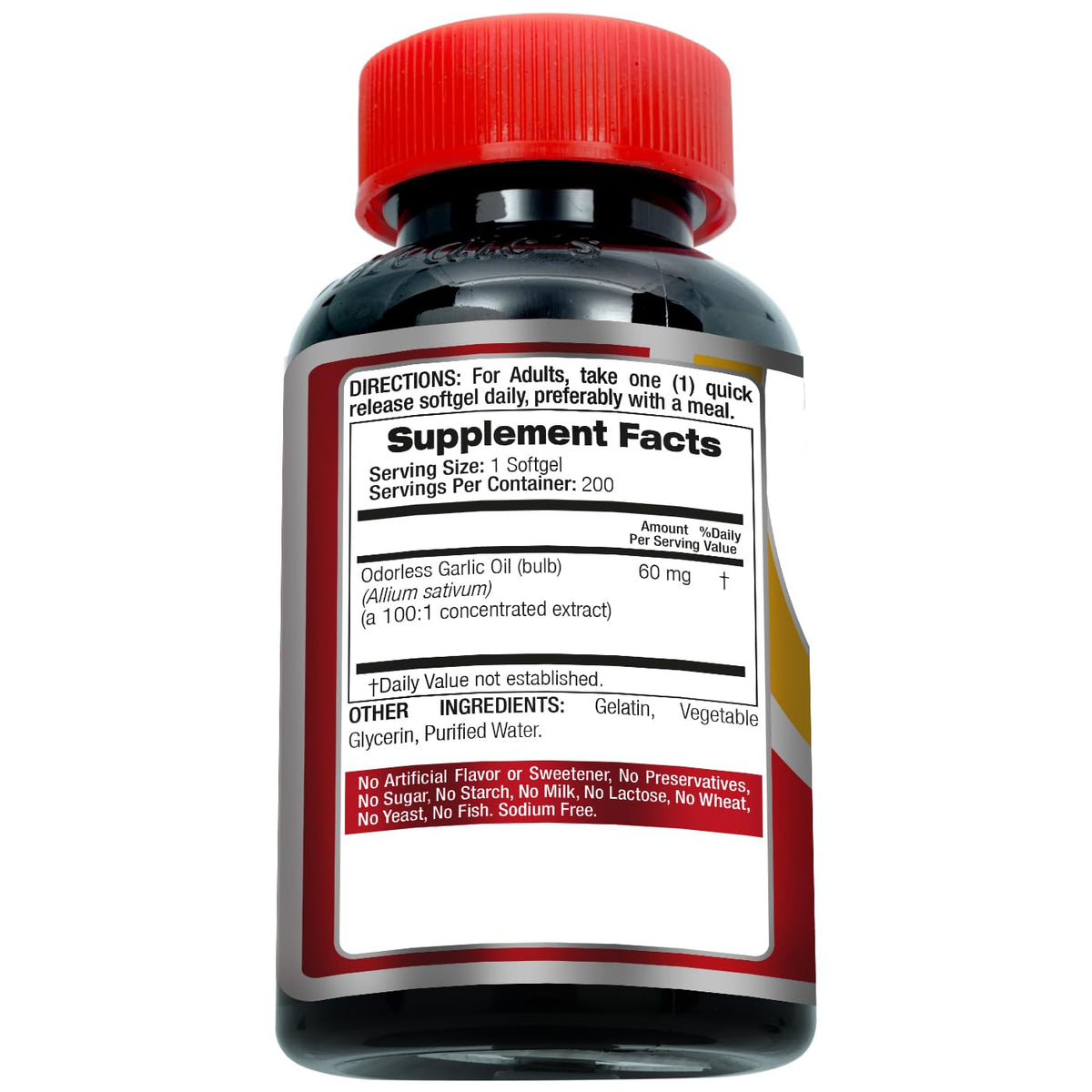 Garlic Supplements 200 Softgels A267