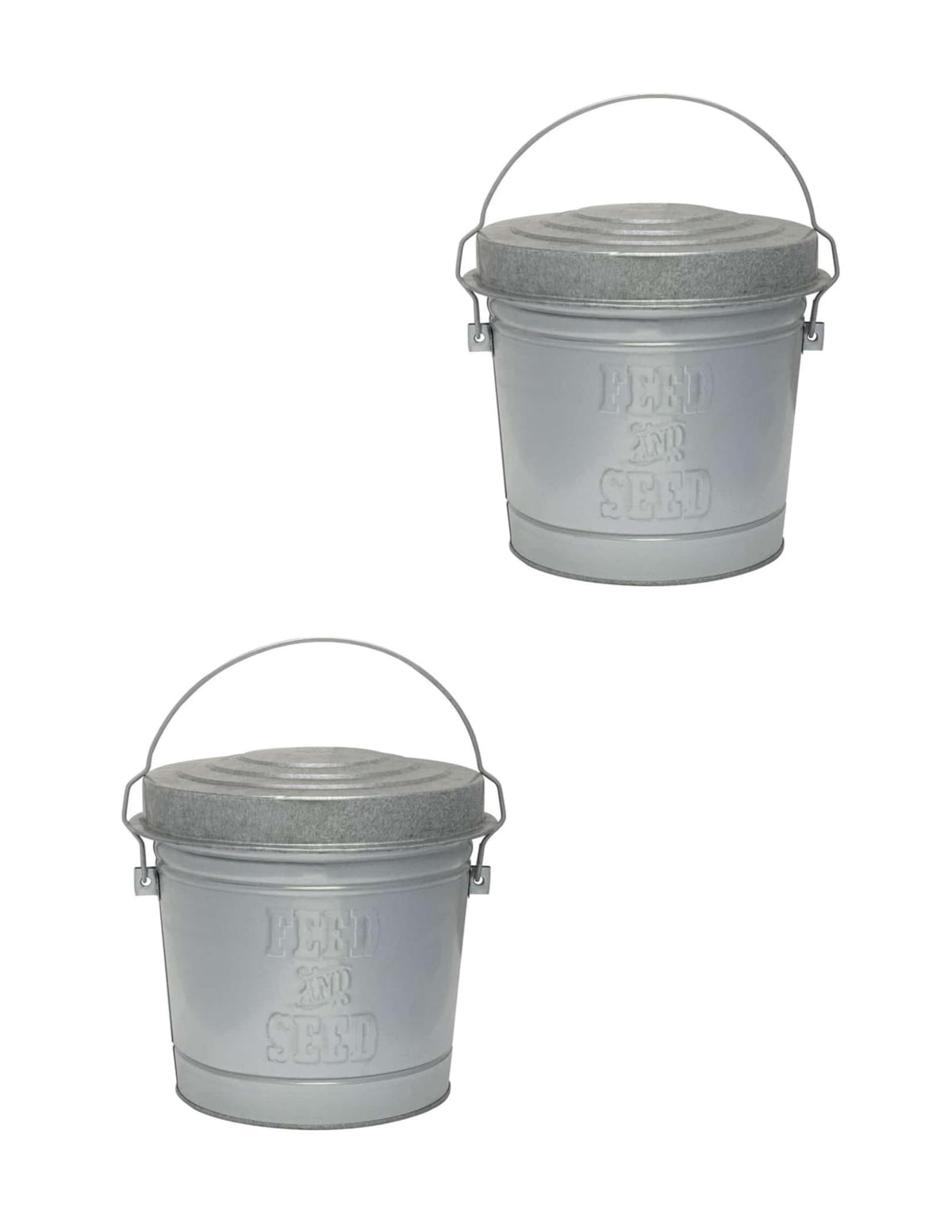 6 Gallon Locking Lid Feed & Seed Can 2 Pack V56543