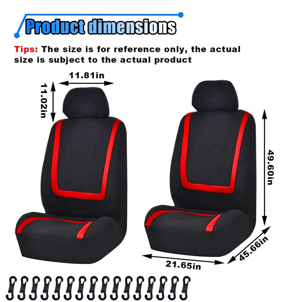 2 Pack Breathable Car Seat Covers O9287