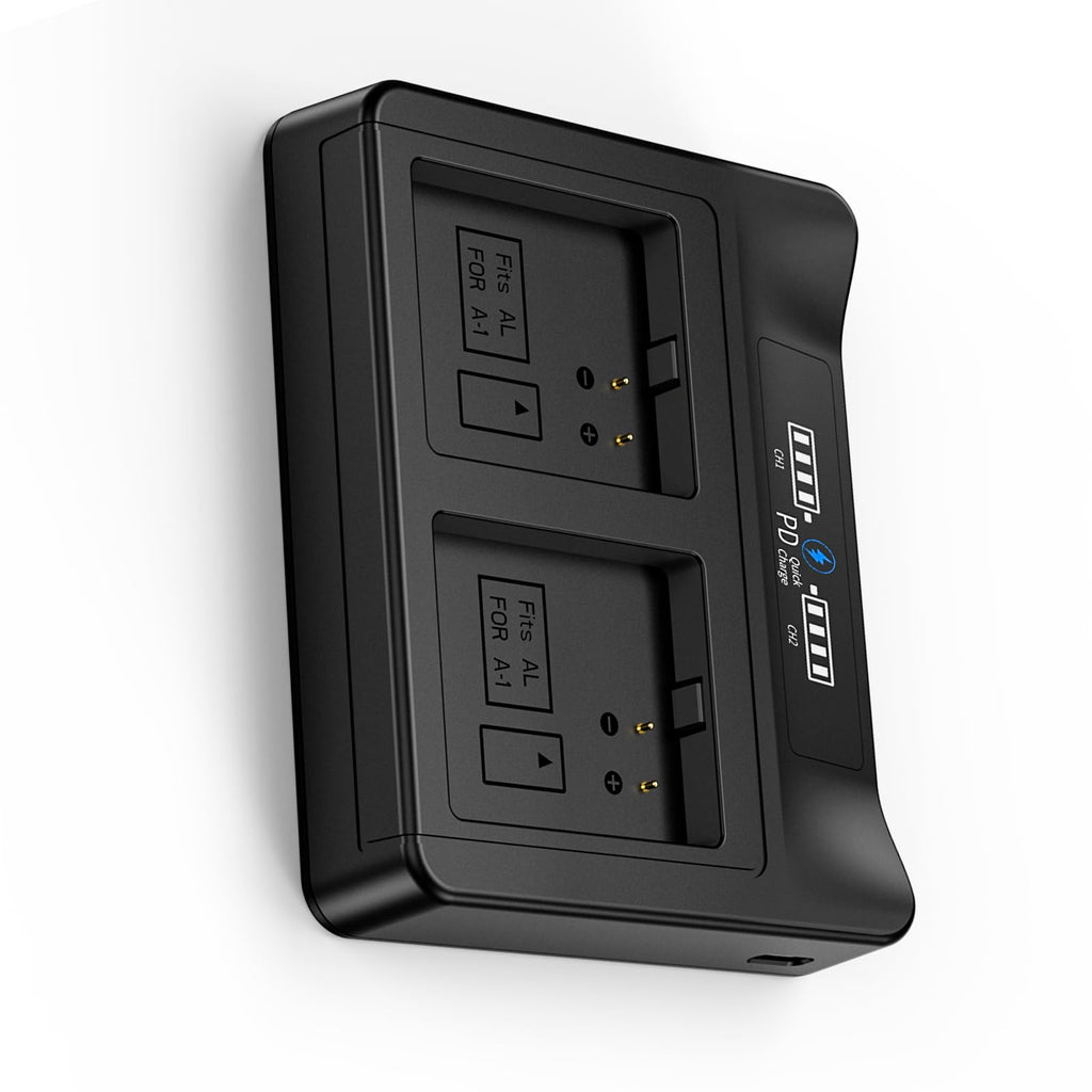 18W PD LCD USB Dual Battery Charger L399