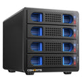 4 Bay Hard Drive Enclosure with Cooling Fan O26956