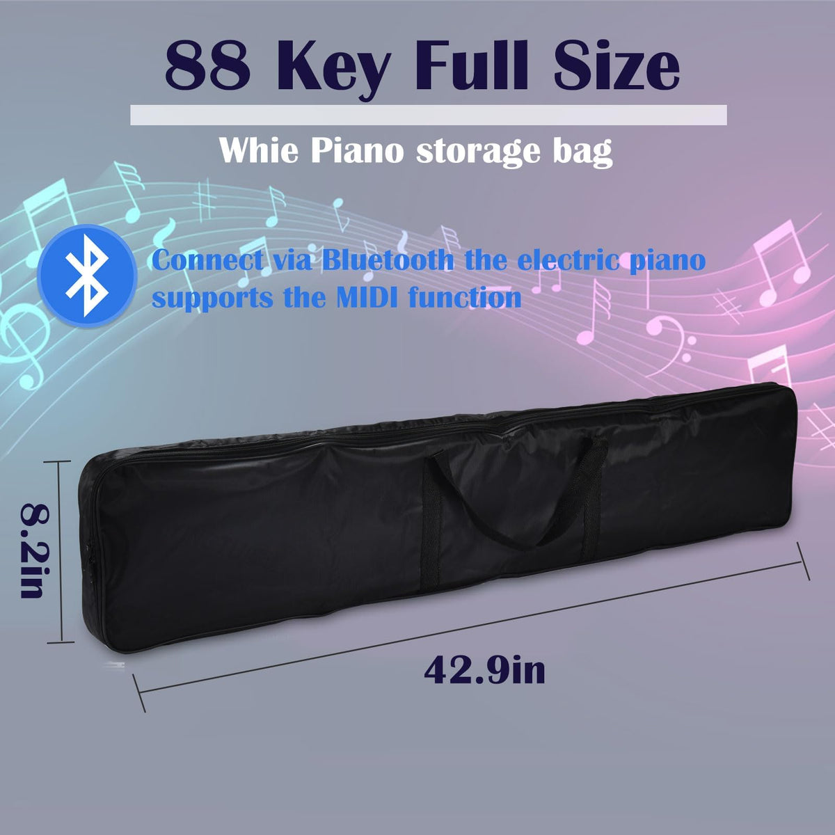 88 Key Semi Weighted Digital Piano with Stand G874