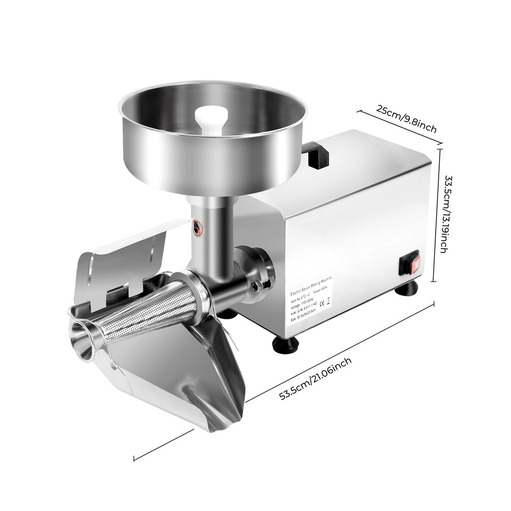 450W Stainless Steel Tomato Strainer Machine A87189