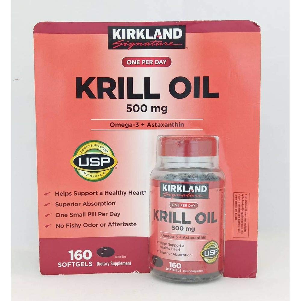 Krill Oil 500 Milligram 160 Softgels J27773
