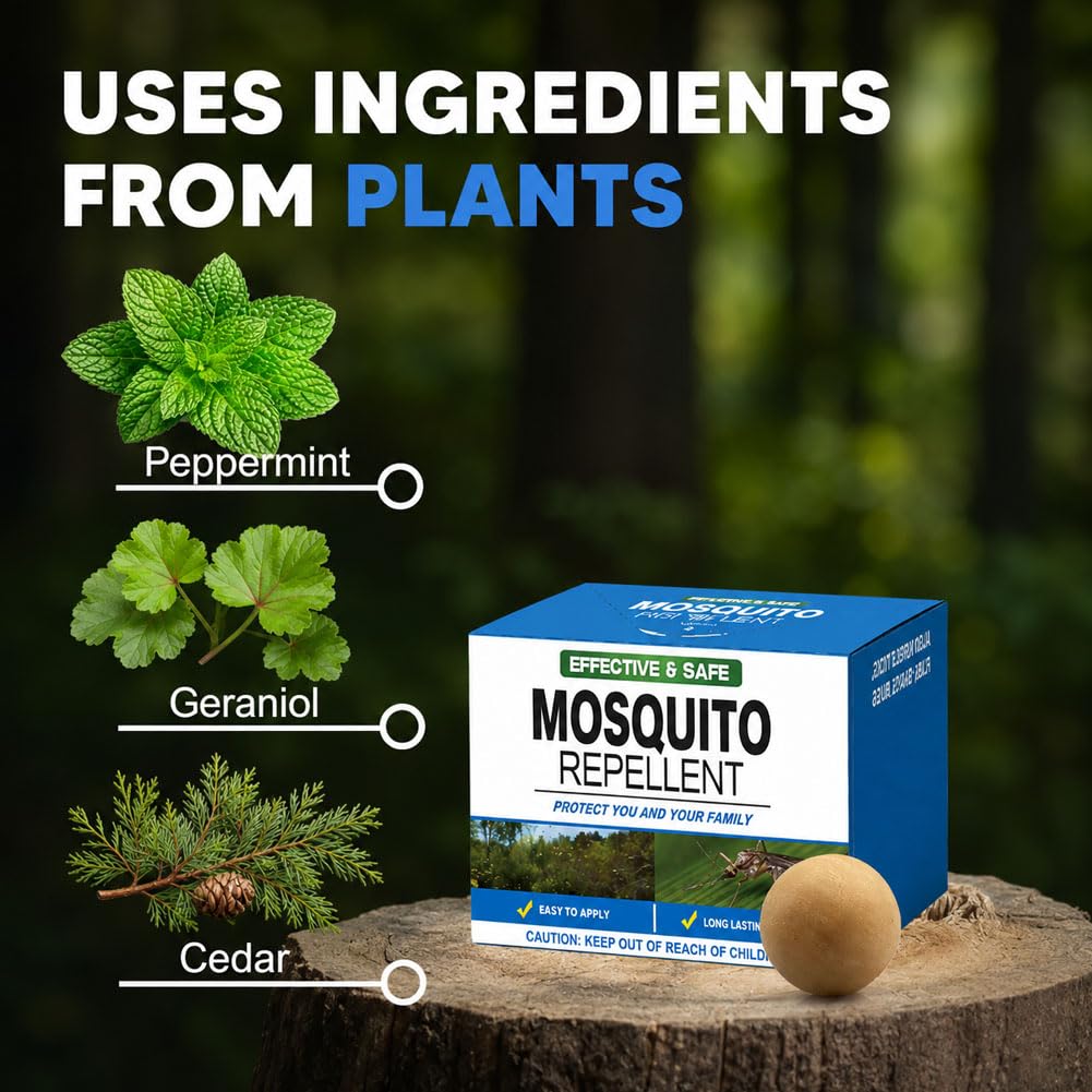 Mosquito Repellent Outdoor Patio Balls 16P Y906