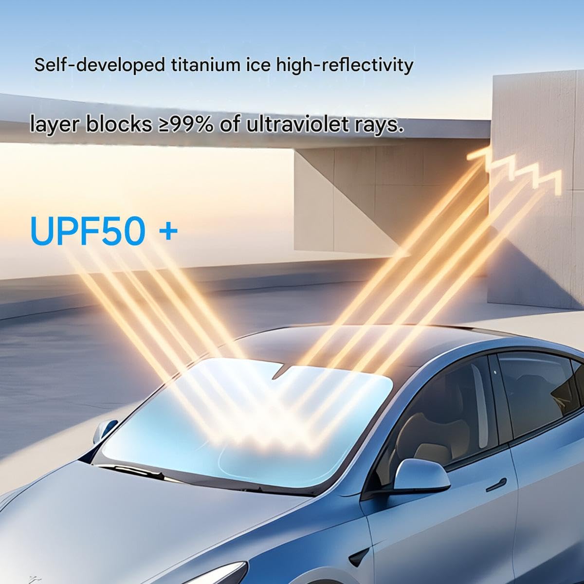 Front Window Sunshade Reflective Foldable Y70285
