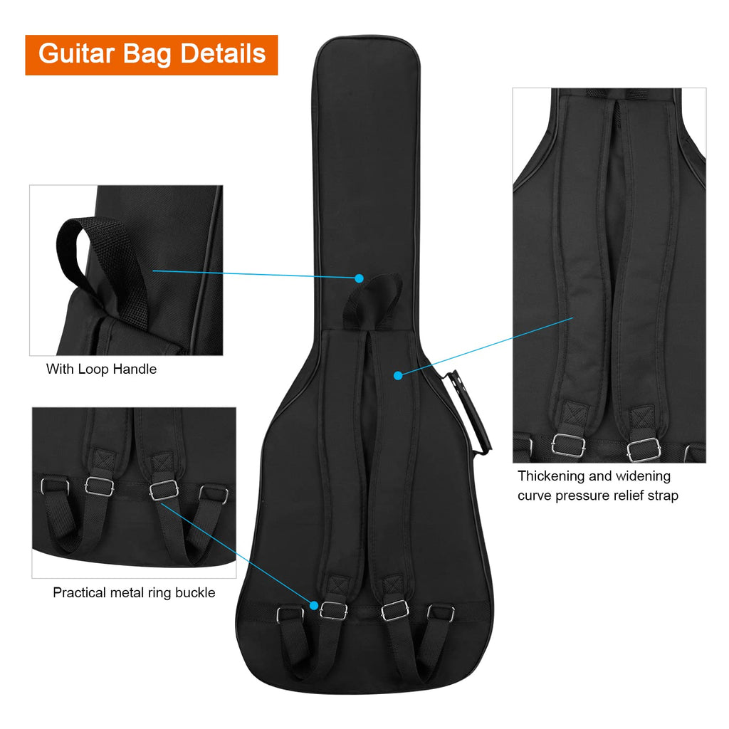 36 Inch Acoustic Guitar Case Soft Padded Gig Bag R6976