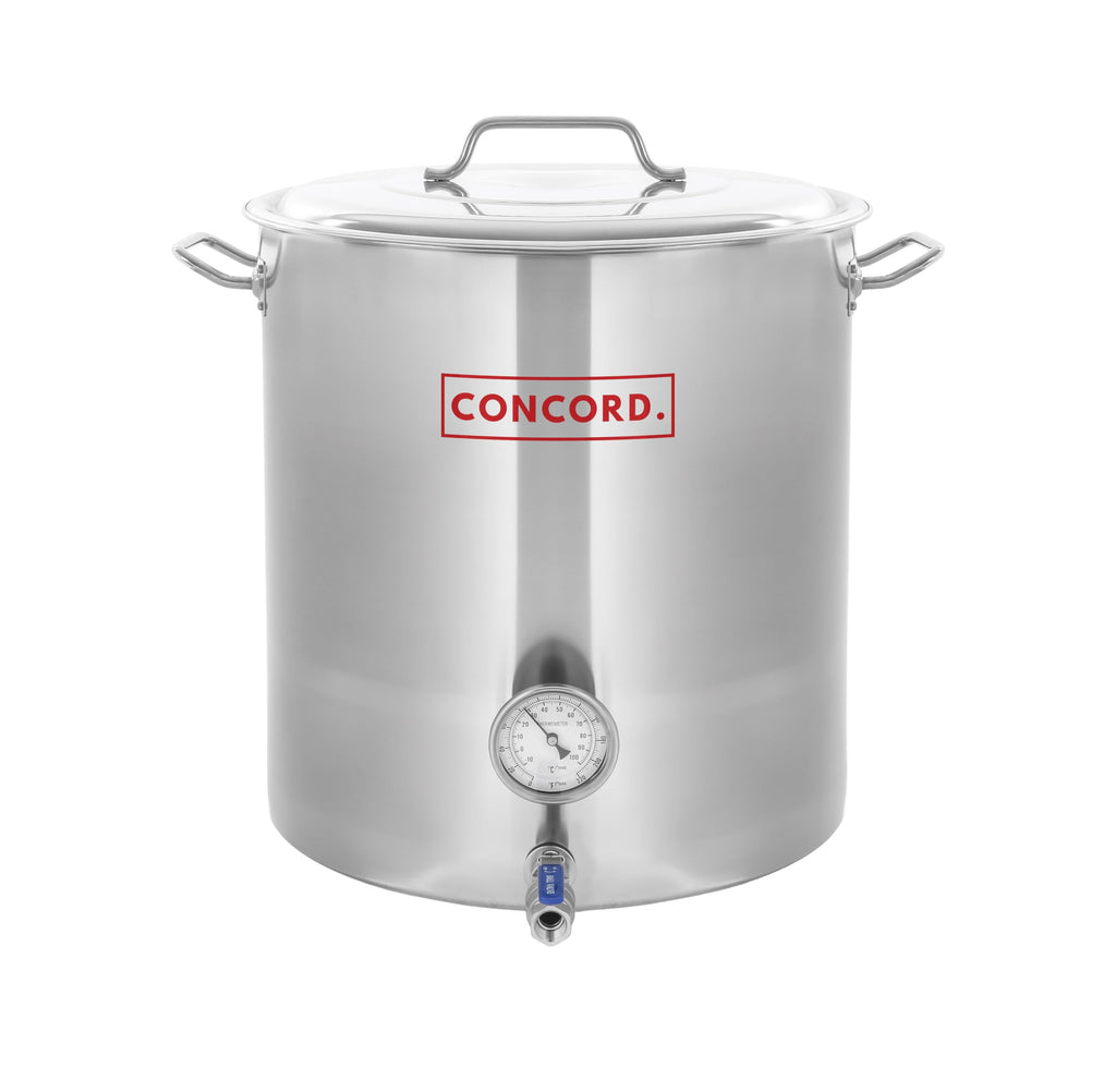Stainless Steel 40 QT Stock Pot + Propane Burner D215