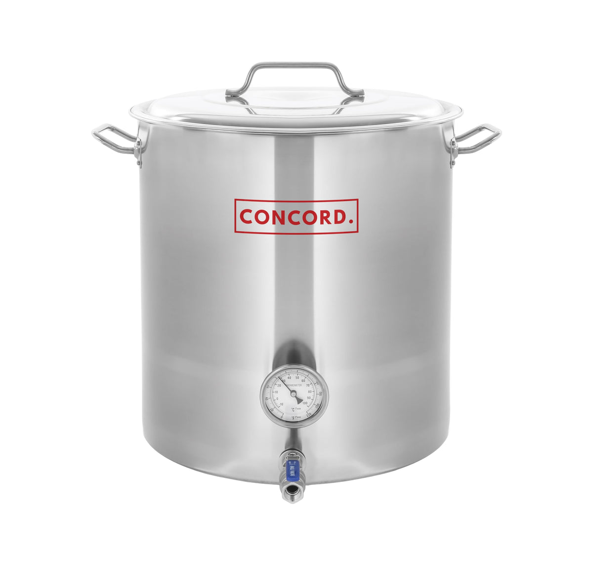 Stainless Steel 40 QT Stock Pot + Propane Burner D215