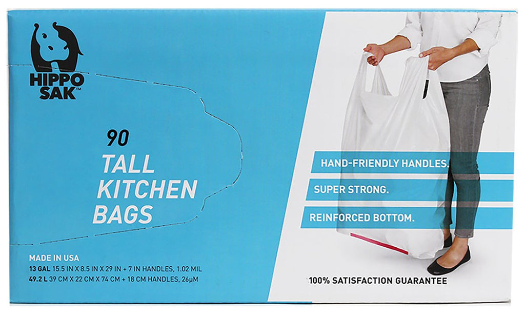 13 Gallon Tall Kitchen Trash Bags 90 Count C855