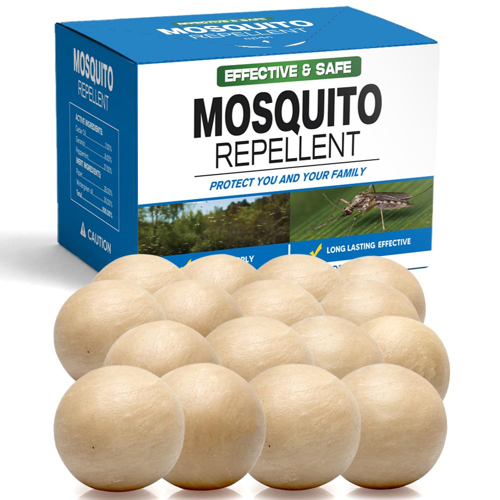 Mosquito Repellent Outdoor Patio Balls 16P Y906