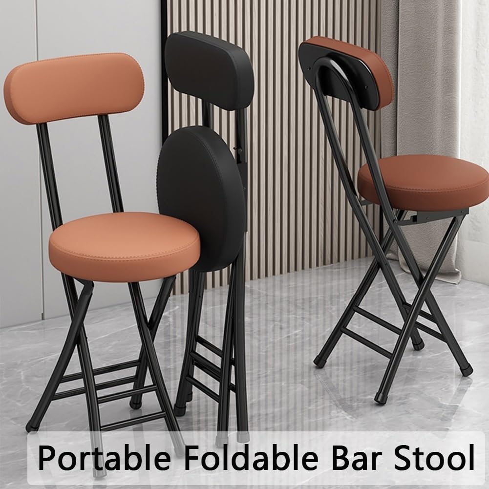 Black 18 inch Folding Stool J913470