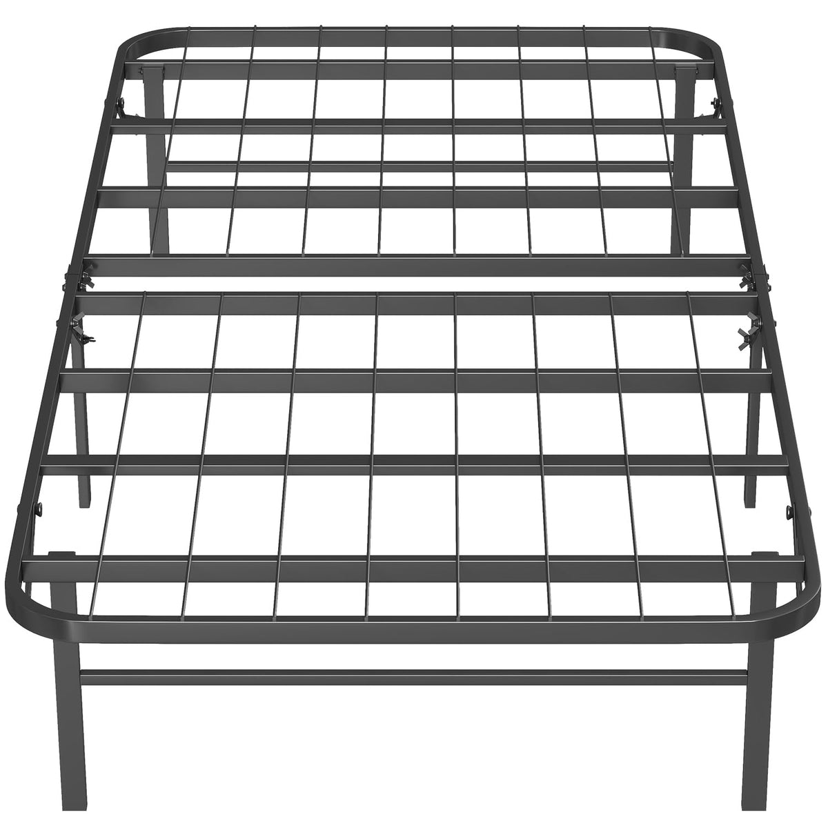 Twin Metal Bed Frame with 6 Legs L2120
