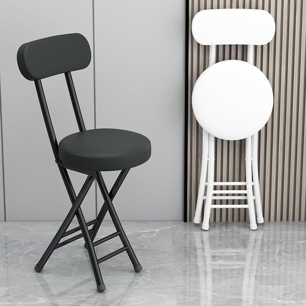 Black 18 inch Folding Stool J913470