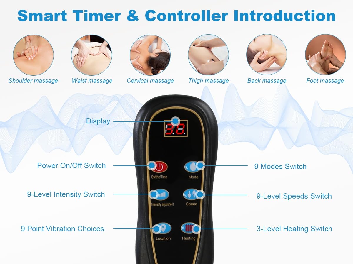 Full Body Massage Mat with Heat E700011