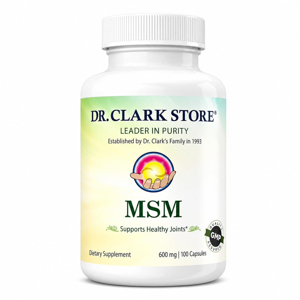 MSM Supplement 600mg 100 Gelatin Capsules F921