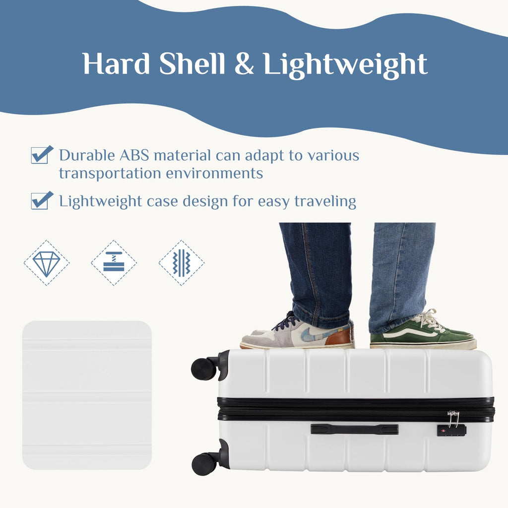 20 Inch Expandable Hardside Spinner Luggage with TSA Lock V21030