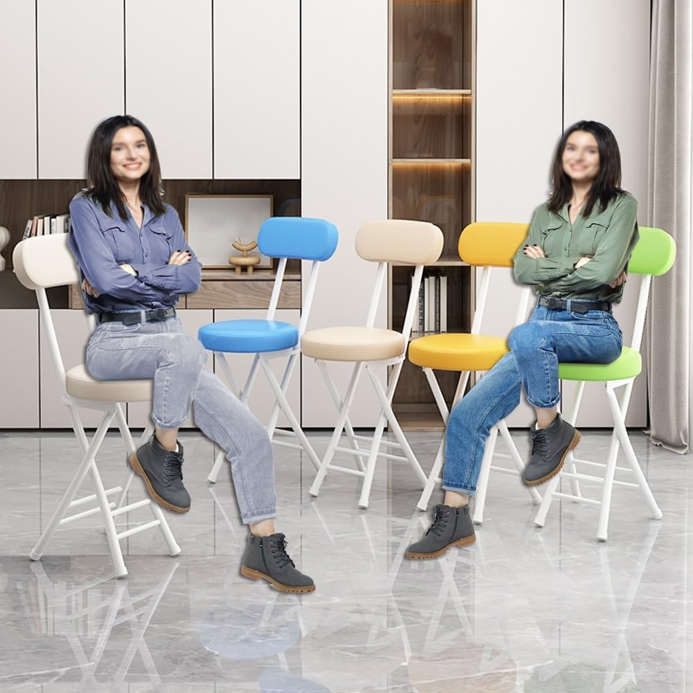 Black 18 inch Folding Stool J913470