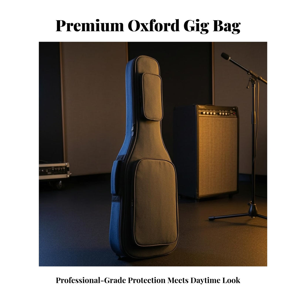 Electric Guitar Carrier Case with 15mm Padding Oxford Cloth Gig Bag Z9735