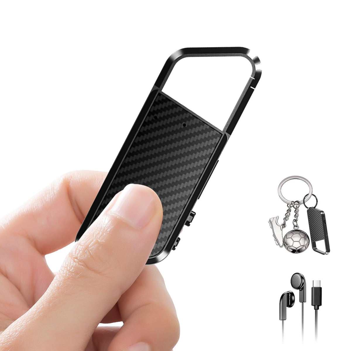 Voice Activated Recorder with Noise Reduction Portable Audio Recorder H68875