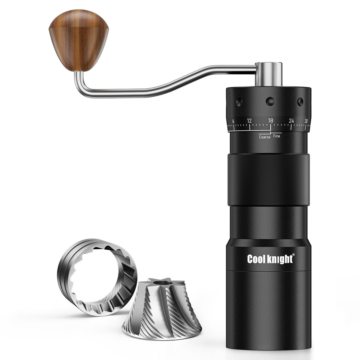 Manual Coffee Grinder 25g Capacity Aluminum Body Z5484
