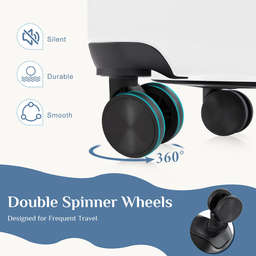 20 Inch Expandable Hardside Spinner Luggage with TSA Lock V21030