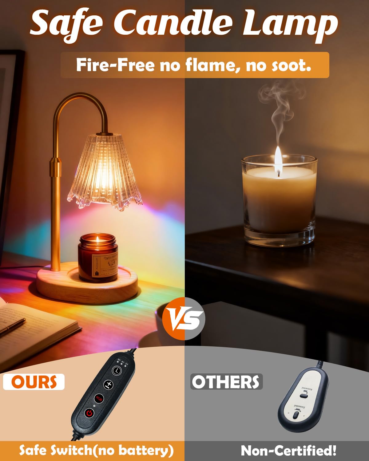 Candle Warmer Lamp with Timer & Dimmer N244