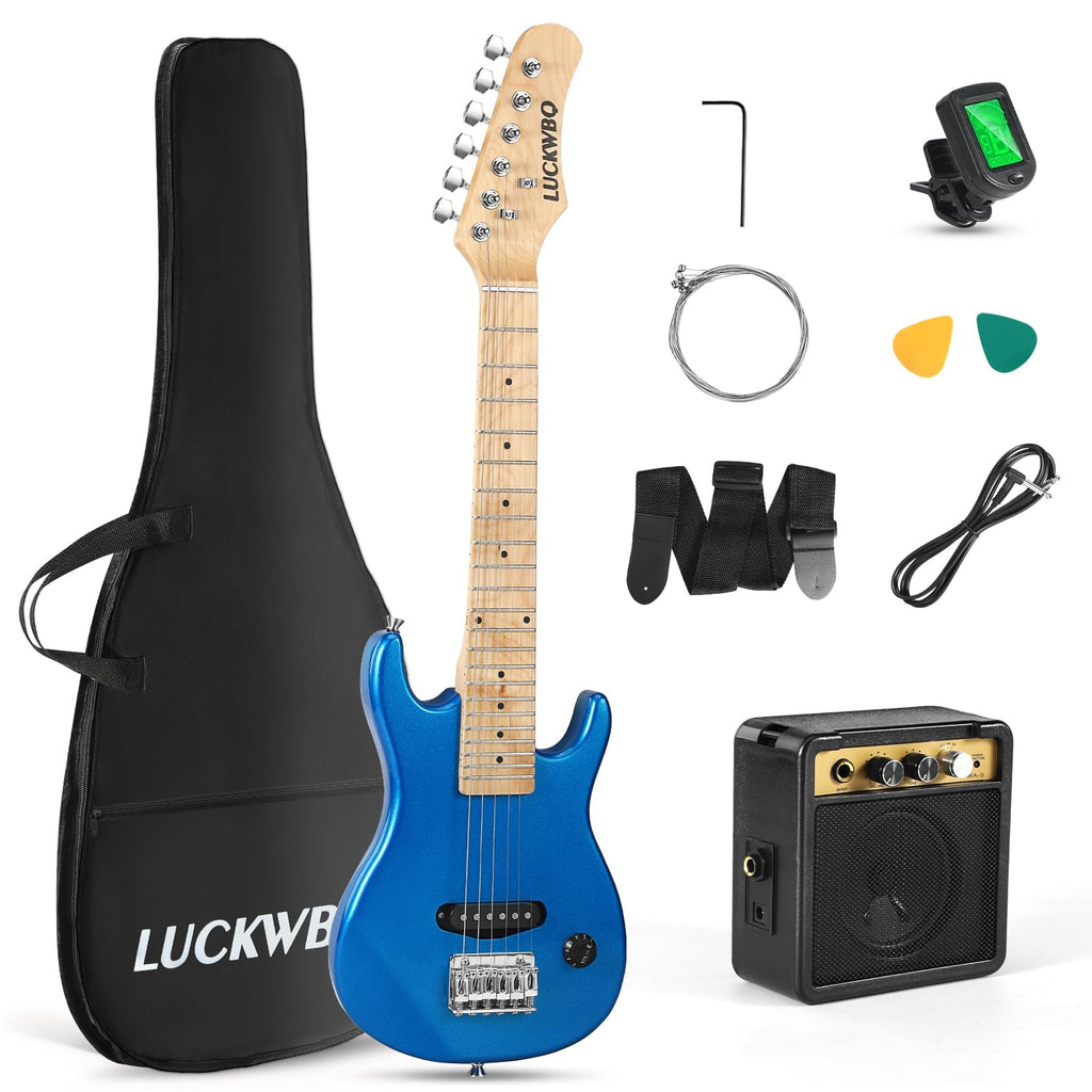30 Inch Kids ST Style Mini Electric Guitar Beginner Kit with Amplifier V64424