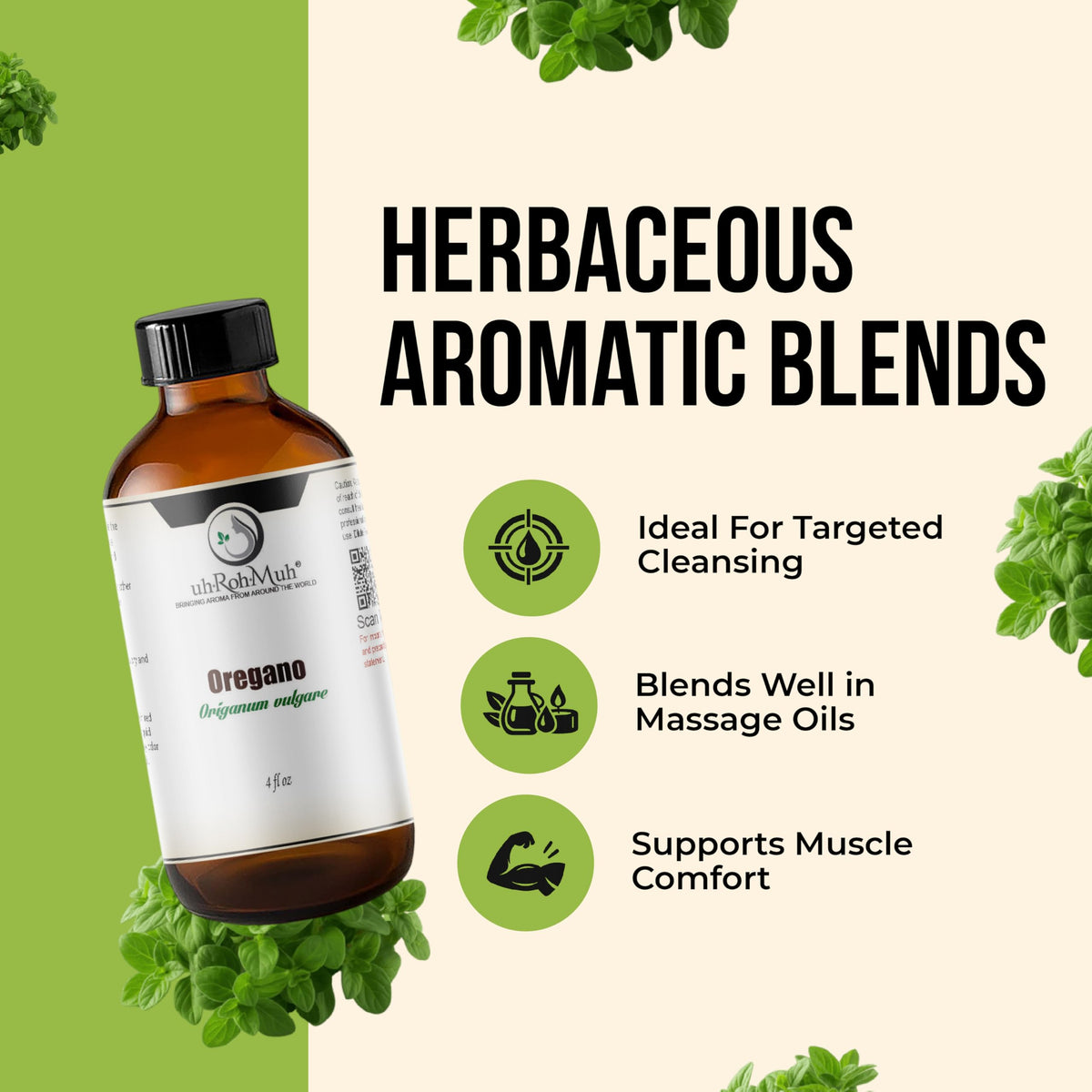 Steam Distilled Oregano Essential Oil 4 Fl Oz O133934