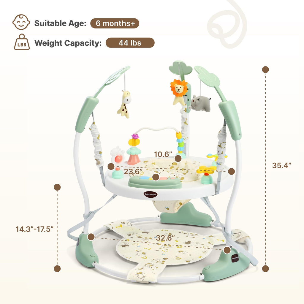 Green 3-in-1 Baby Jumper Activity Center H5186