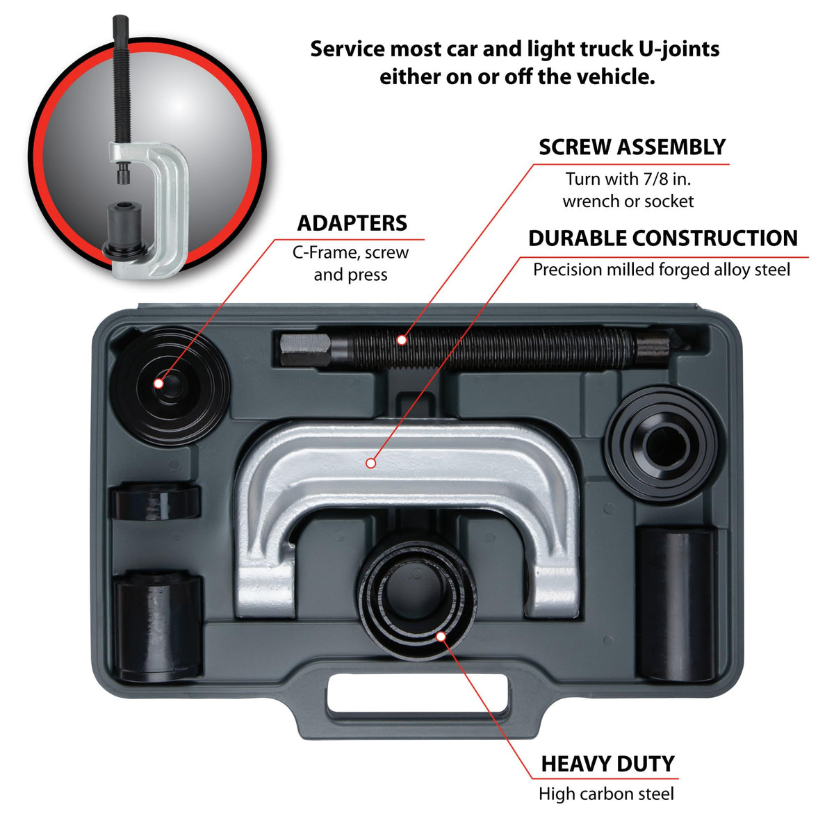 4-in-1 Ball Joint Adapter Set L428