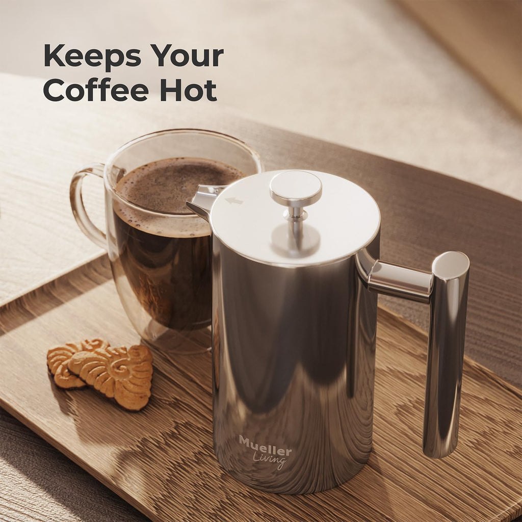 20oz Stainless Steel French Press Coffee Maker C1950