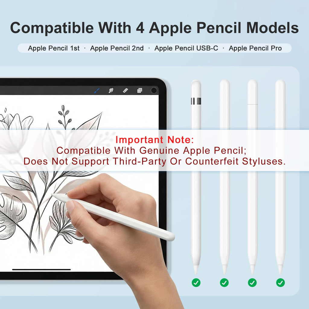 6 Pack White Pencil Tips for Apple Pencil Z955681