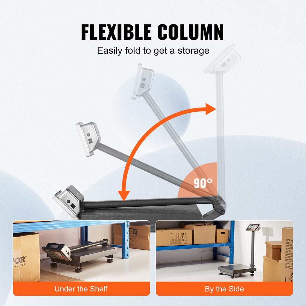 660 lbs Stainless Steel Digital Platform Scale E654368