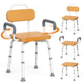Swivel Shower Chair with Removable Arms & Back W11281