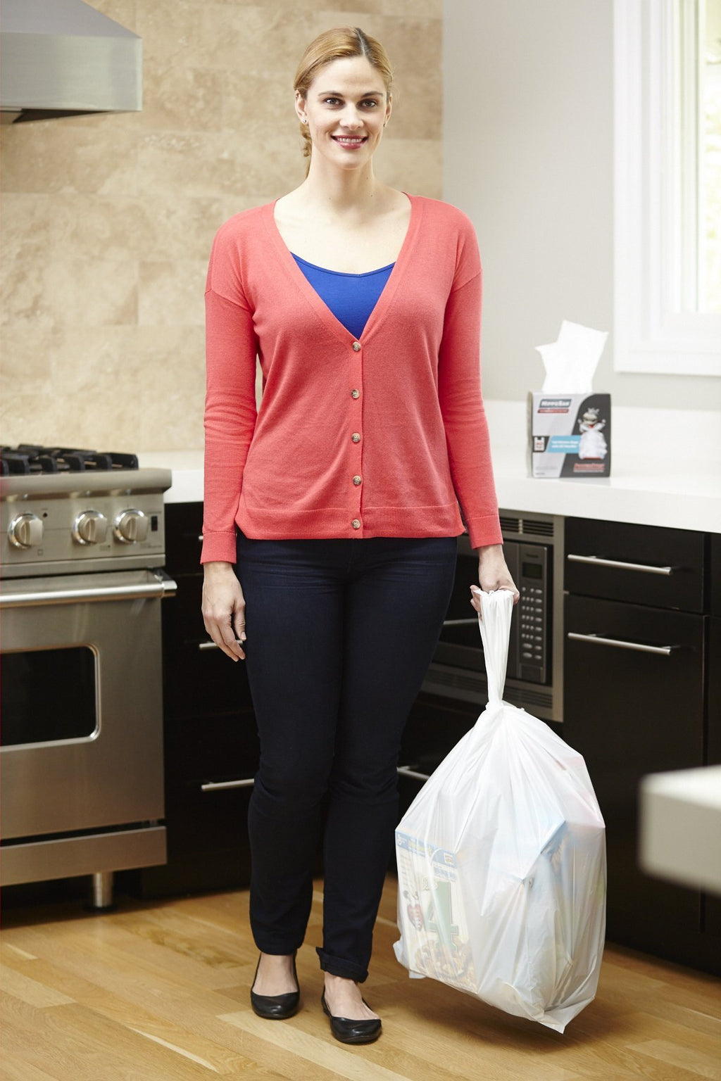 13 Gallon Tall Kitchen Trash Bags 90 Count C855