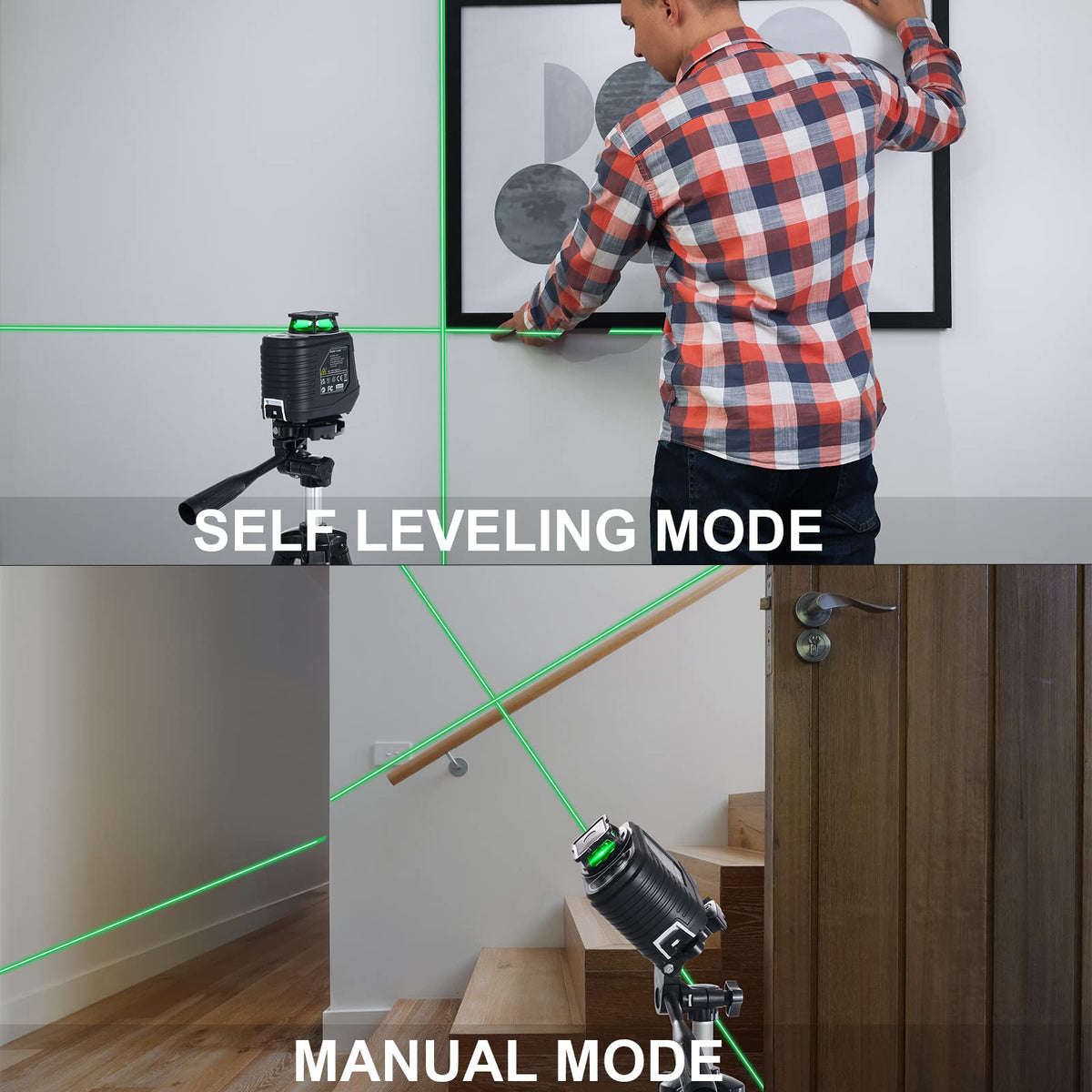 360° Self Leveling Laser Level with Tripod U30513