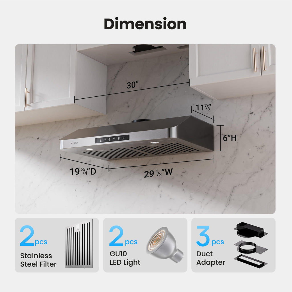30 Inch Under Cabinet Range Hood R8021