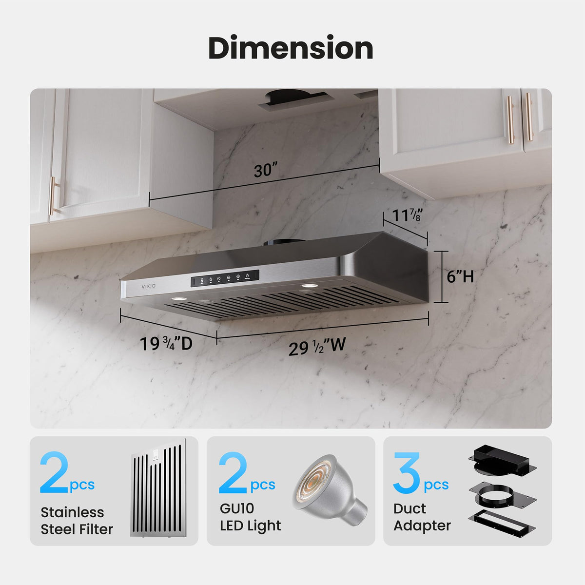 30 Inch Under Cabinet Range Hood R8021
