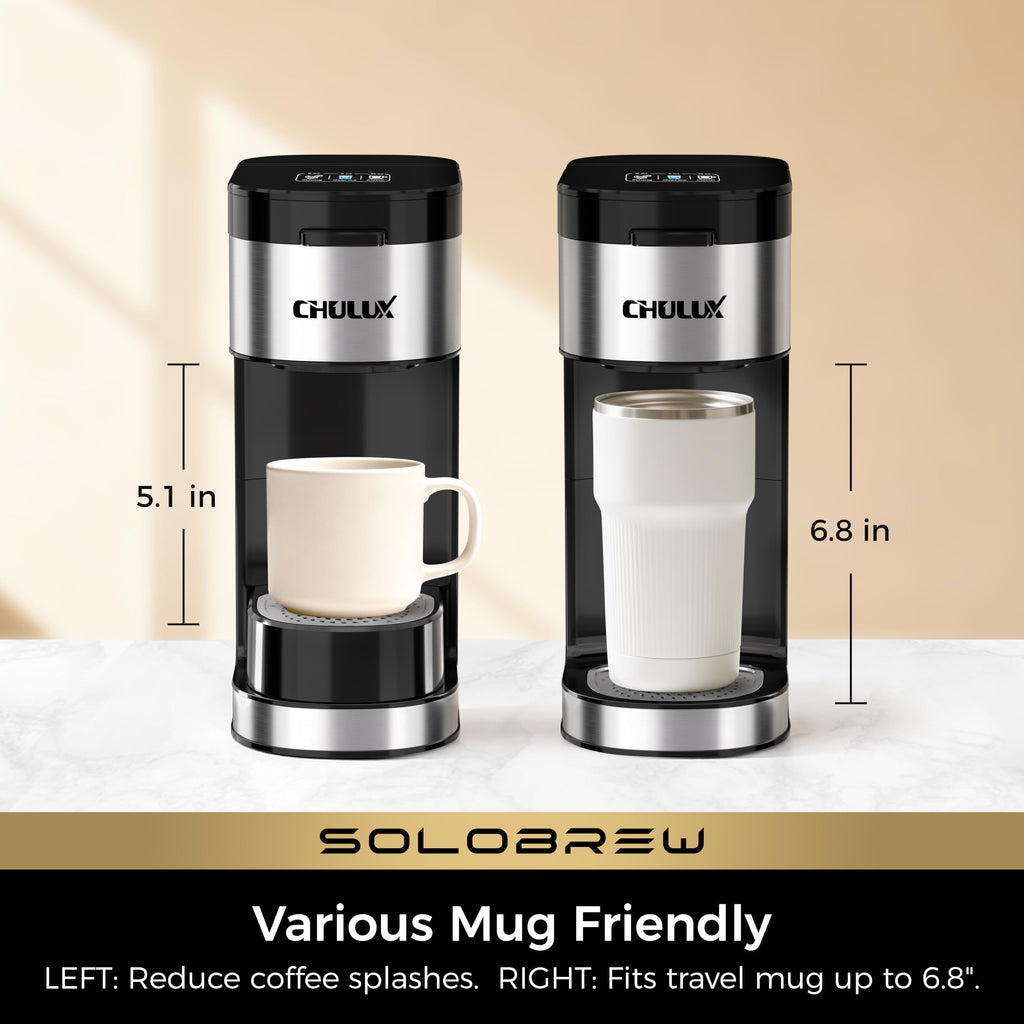 Single Serve Coffee Maker with Ground Filter X811815