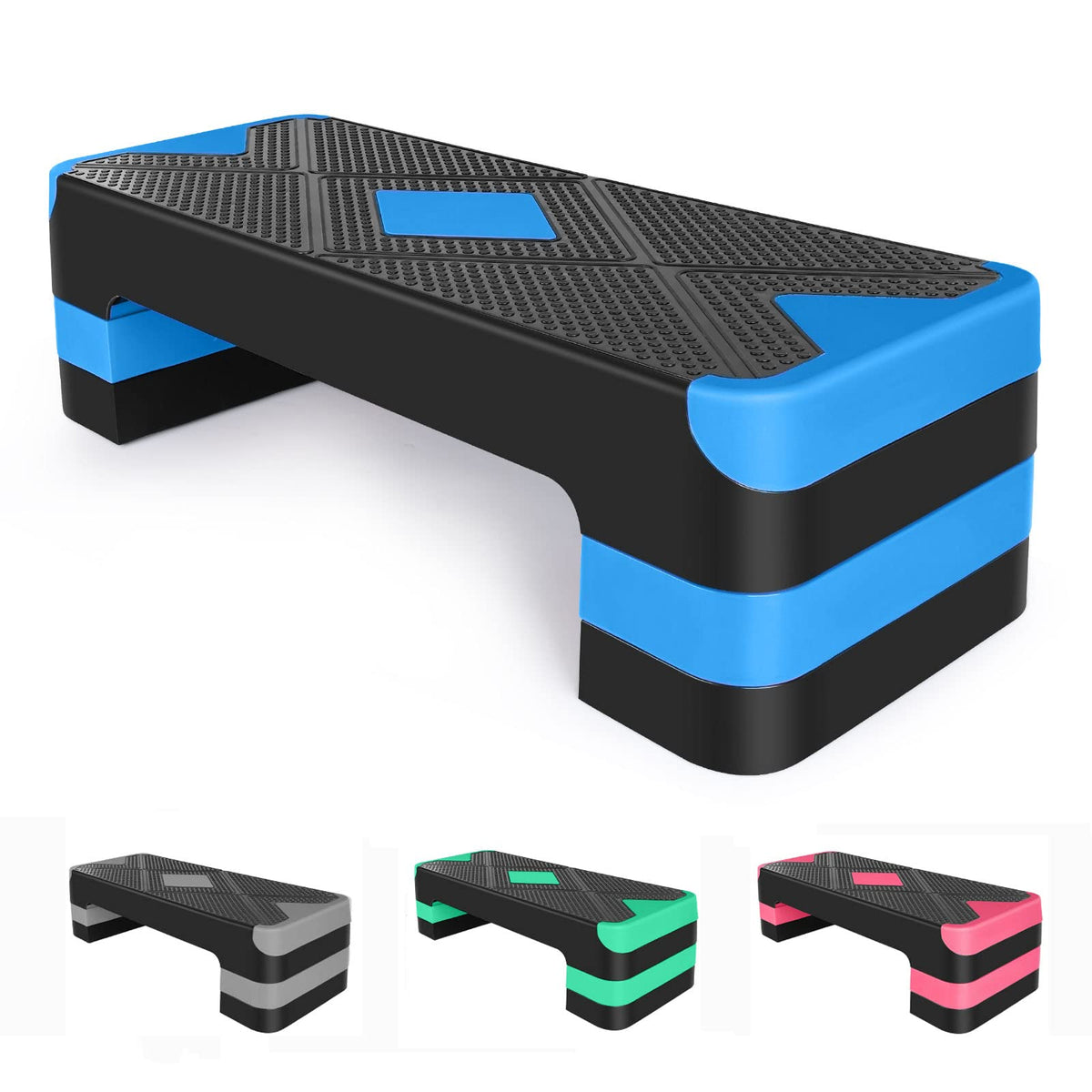 Adjustable Aerobic Stepper Fitness Step Platform L7707