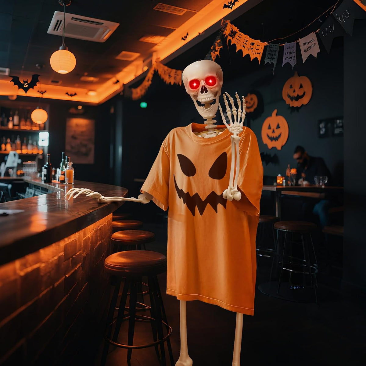 5.4Ft Posable Skeleton K10343