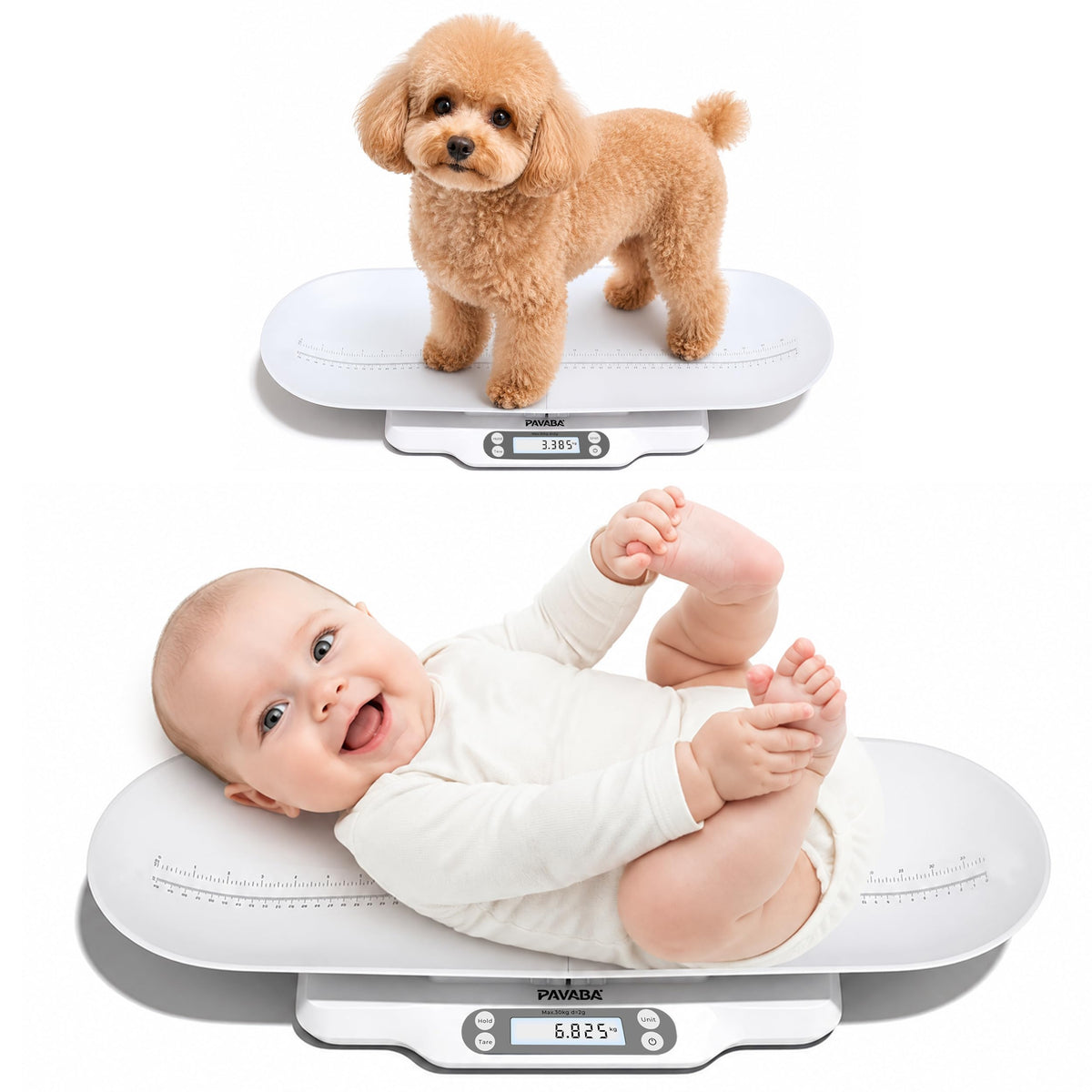 Digital Baby Scale with Removable Tray B557119