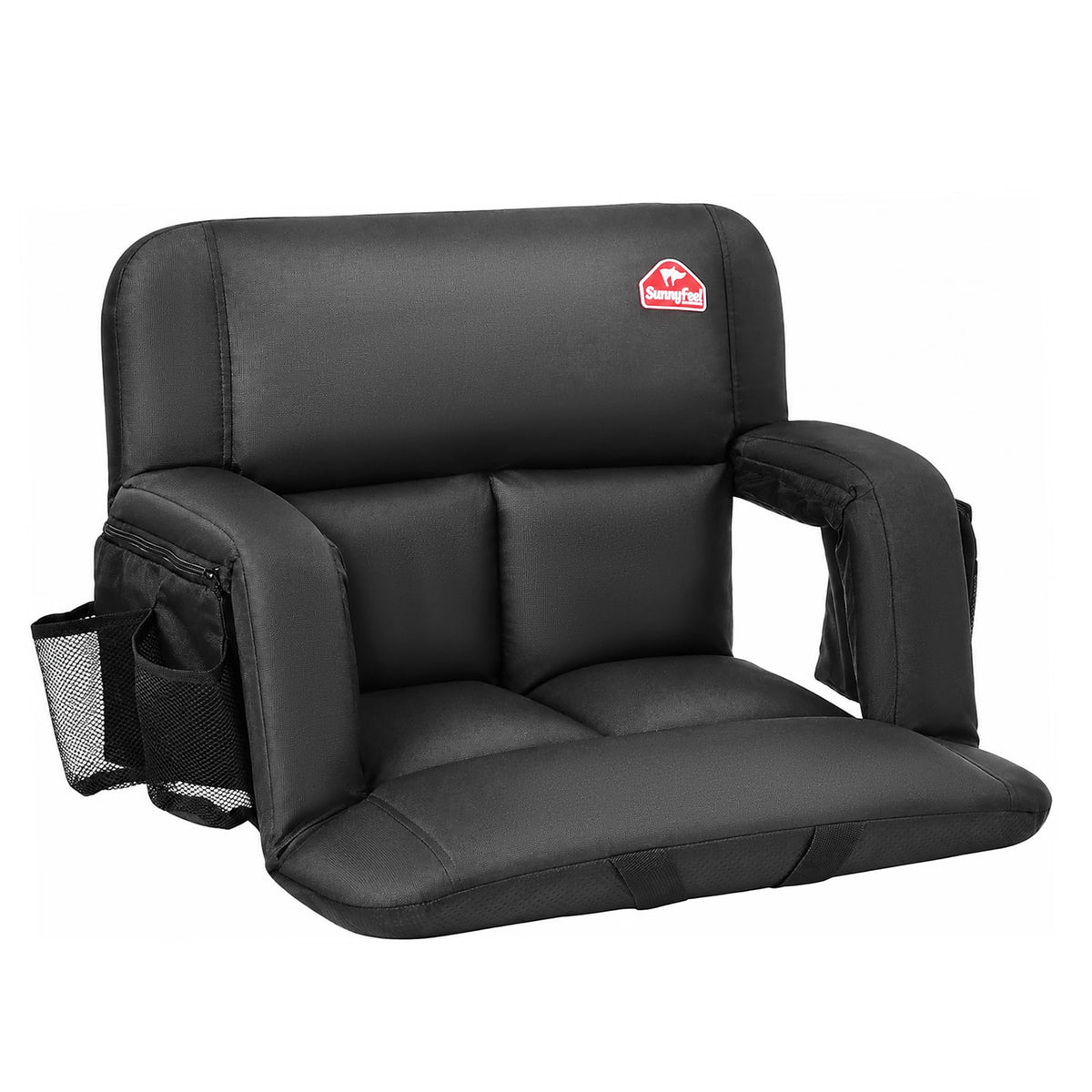 4.7" Thick Cushion 6 Reclining Positions Stadium Seat with Back Support G8430