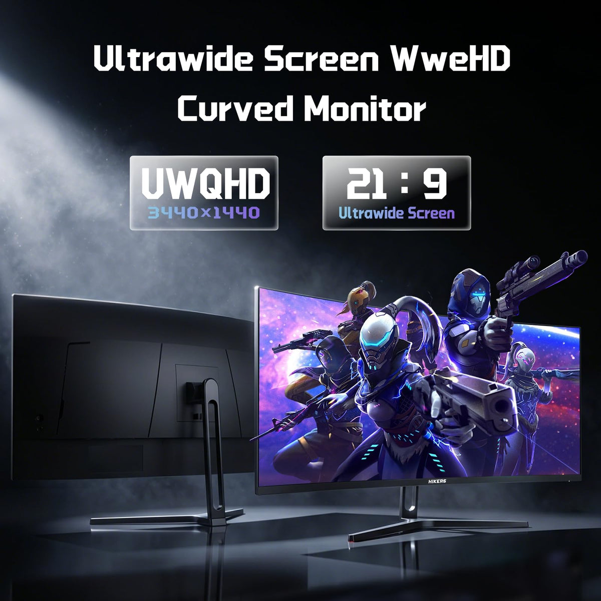 34 Inch Curved Gaming Monitor UWQHD 200Hz B70880