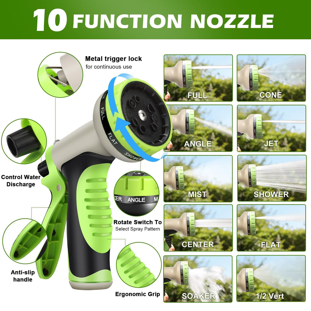 100 ft Stainless Steel Heavy Duty Garden Hose N848