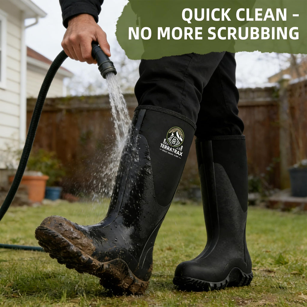 Men's Waterproof 6mm Neoprene Rubber Boots G67227