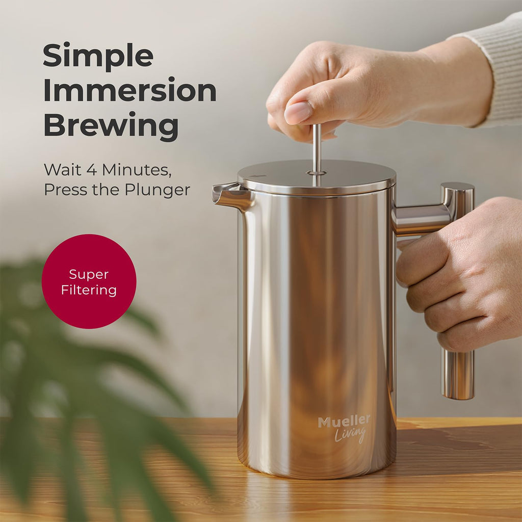 20oz Stainless Steel French Press Coffee Maker C1950